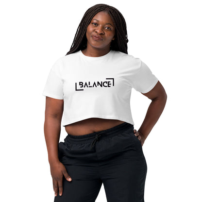 Power Words BALANCE Cropped T Shirt