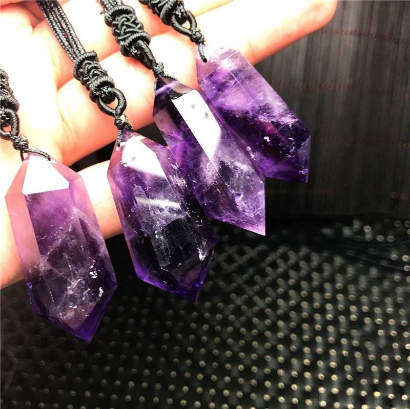 Amethyst Crystal Energy Necklace - SoulShyne Products